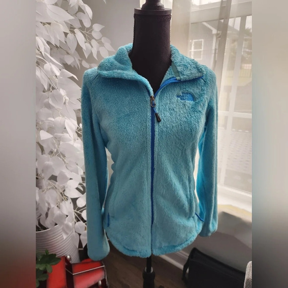 The North Face Osito Aqua Fleece Zip-Up Jacket Womens Small - Picture 4 of 13